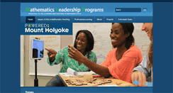 Desktop Screenshot of mathleadership.org